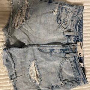 Light Blue Denim Shorts